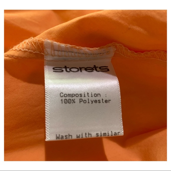 STORETS Dress Stunning Of-On-The Shoulder Orange Dress Shoulders Cutout One Size - Picture 9 of 17